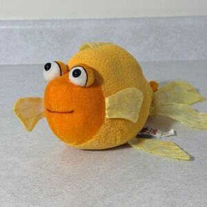 Webkinz Fantail Goldfish Plush Orange Yellow Stuffed Animal Toy HM218 Ganz
